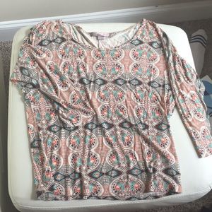 Patterned piko like soft shirt